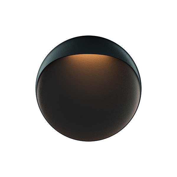 Flindt v&auml;gglampa &Oslash; 20, black texture, Louis Poulsen