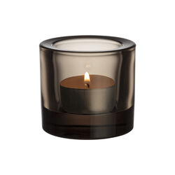 Kivi värmeljusstake, linen, Iittala