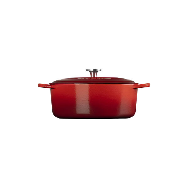 Signature gjutj&auml;rn oval gryta | 31 cm | Cerise, Le Creuset