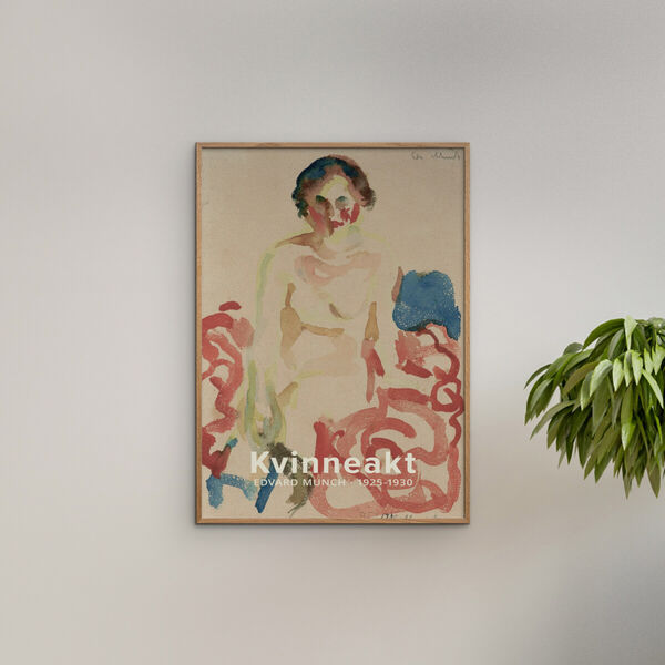 Kvinneakt, Poster & Frame