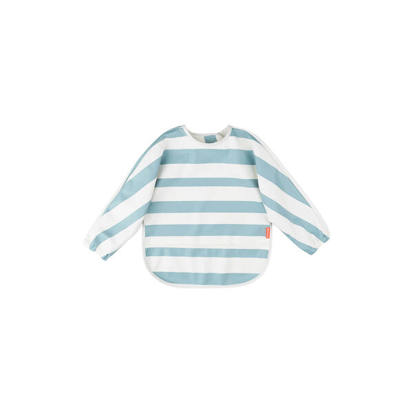 Haklapp med ärmar och fickor, stripes blue, Done by Deer