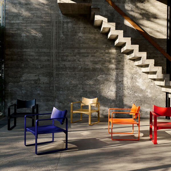 270 F Loungestol, blue, Verpan