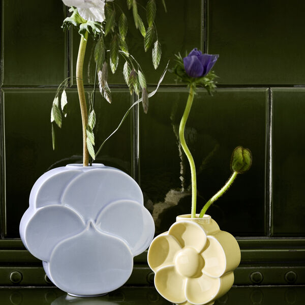 Flower Vas Styvmorsviol, Lyngby Porcel&aelig;n