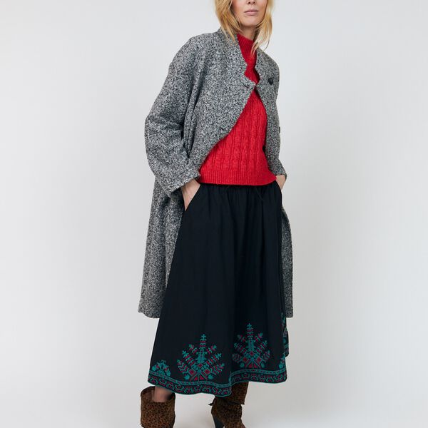 FinnLL Knit Vest SL, red, Lollys Laundry