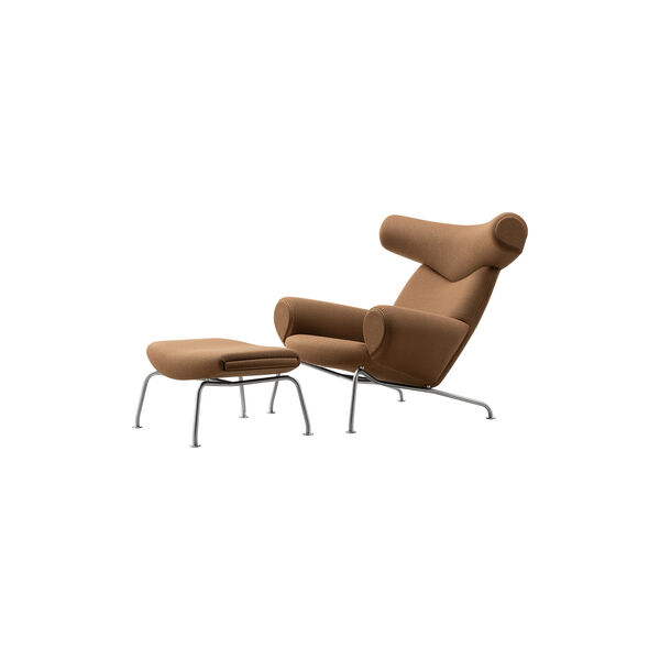 Wegner Ox Chair| Nutshell | F&aring;t&ouml;lj + Ottoman, Fredericia Furniture