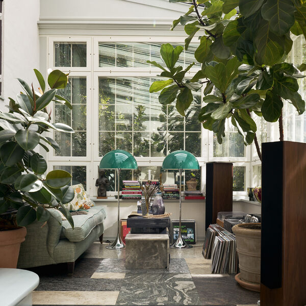 Panthella | Original | Opal Green | Floor Lamp, Louis Poulsen