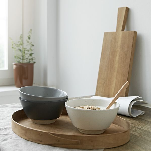 Colorit skål Ø 14 cm, grey Colorit skål Ø 14 cm, grey, Knabstrup Keramik
