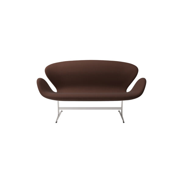 Svanen soffa&trade; 3321 2-sits soffa, brun, Fritz Hansen