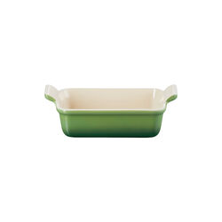 Heritage rektangulärt fat 19 cm, bamboo green, Le Creuset