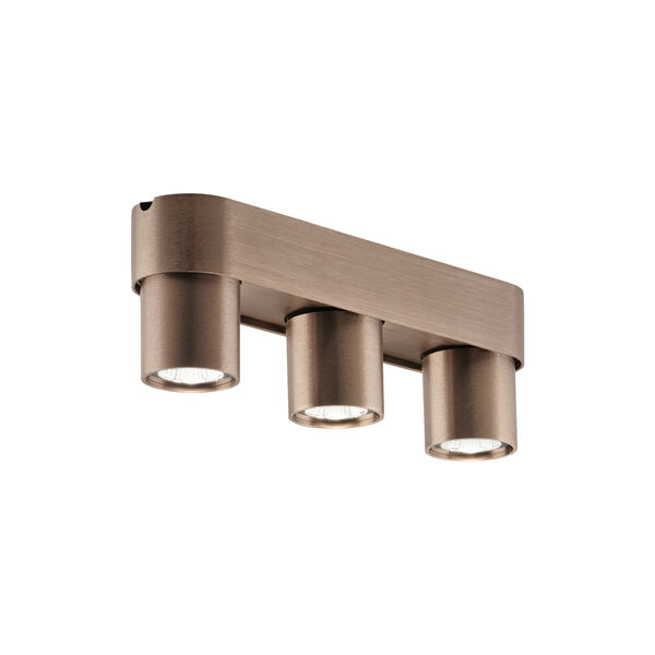 AURA C3 taklampa, rose gold, LIGHT-POINT