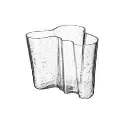 Alvar Aalto Vase 12 cm, bubble glass clear, Iittala