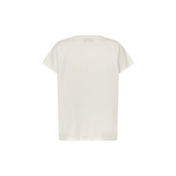 RomaLL Peacock Tee SS, white, Lollys Laundry