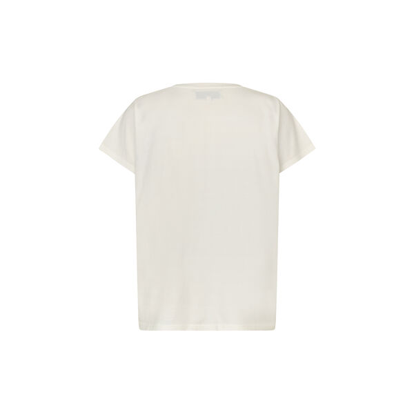 RomaLL Peacock Tee SS, white, Lollys Laundry