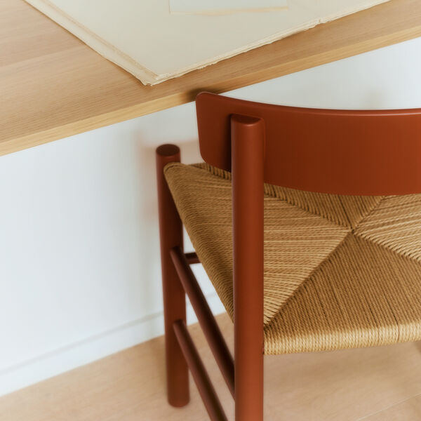 J39 Mogensen Chair, herritage red/natural, Fredericia Furniture