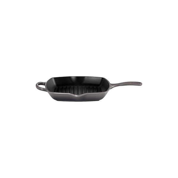 Signature gjutj&auml;rn kvadratisk grillpanna 26 cm, flint, Le Creuset