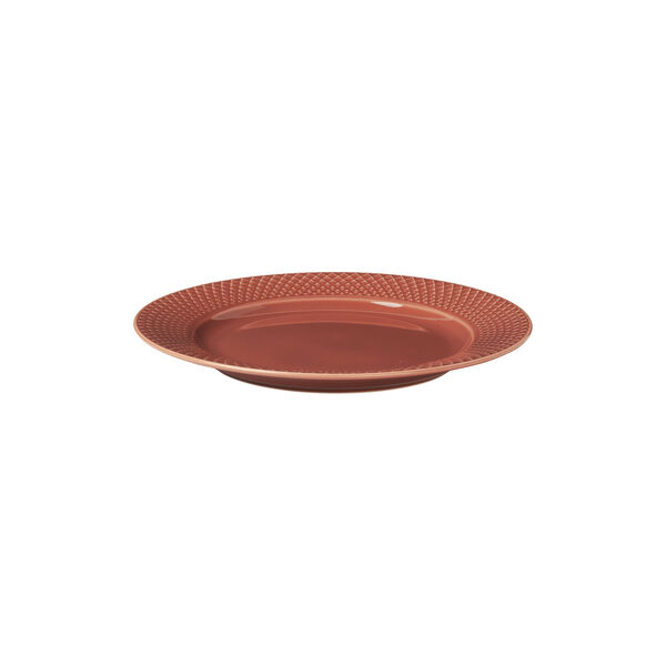Rhombe Color lunchtallrik Ø 23 cm, terracotta, Lyngby Porcelæn