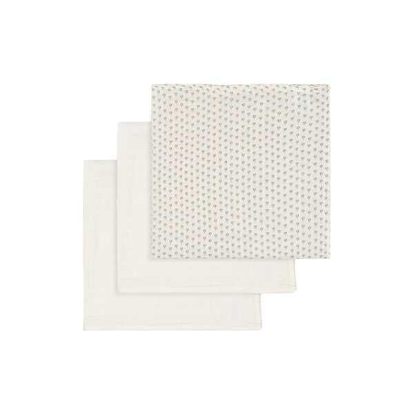 Bellini 3 Pack Muslin Cloth, punto blu, Konges Sl&oslash;jd