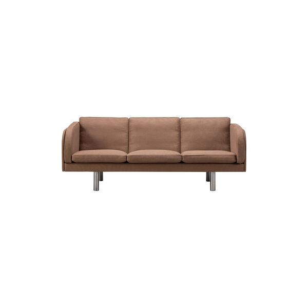 JG 3-seater Sofa, Grand Linen 4803/steel, Fredericia Furniture