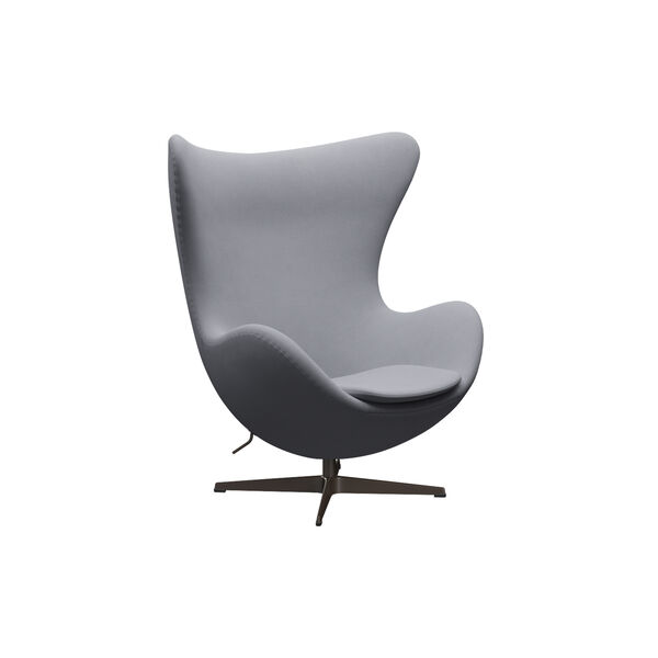 &Auml;gget&trade; 3316 Loungestol, Christianshavn 1170 light grey uni/brown bronze, Fritz Hansen
