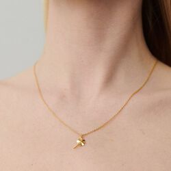 Clover halsband, guld, Pernille Corydon Jewellery