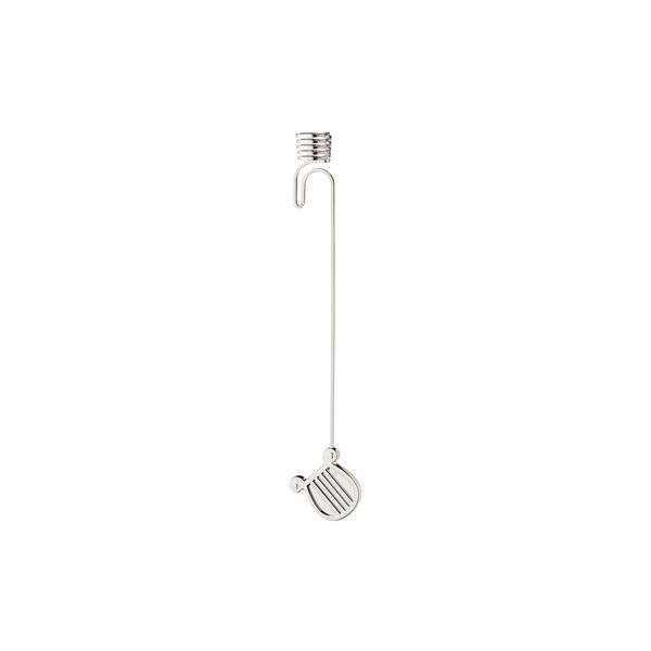 2026 Christmas Candleholder Harp, silver, Georg Jensen