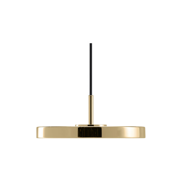 Asteria Micro Monochrome Pedant, polished brass, UMAGE