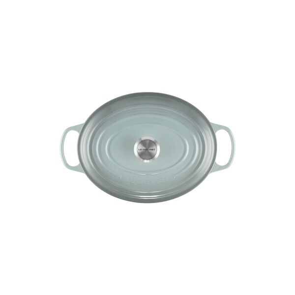 Signature gjutj&auml;rn oval gryta &Oslash; 31 cm, sea salt, Le Creuset