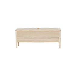 A Line Storage Bench, white oak A Line Storage Bench, white oak, Form & Refine