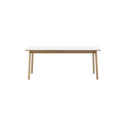 6491 Ana utdragbart matbord 180 cm, white/soap treated oak, Fredericia Furniture