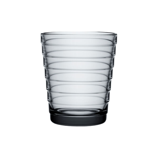 Aino Aalto dricksglas 2 st, grey, Iittala