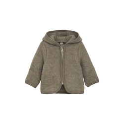 Jacket Ears Wool Fleece, savannah melange, HUTTEliHUT