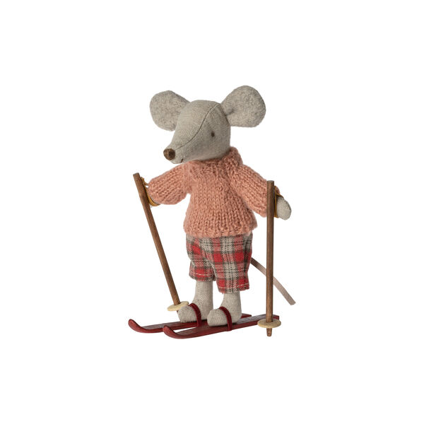 Winter&nbsp;Mouse&nbsp;with&nbsp;Ski&nbsp;Set,&nbsp;big sister, Maileg