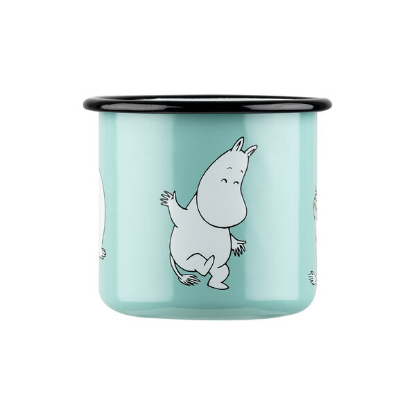 Moomin Enamel Mug, mint, Muurla