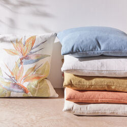 Marrakech Cushion, faded blue, Compliments
