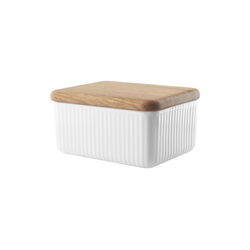 Smörlåda med lock i ek Legio Nova, Eva Trio