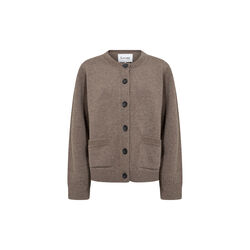 LR-PERLE 9 Cardigan, walnut melange, Leveté Room