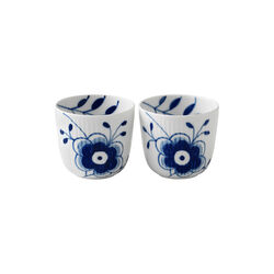 Blue Fluted Mega värmeljushållare, 2 st. Blue Fluted Mega värmeljushållare, 2 st., Royal Copenhagen