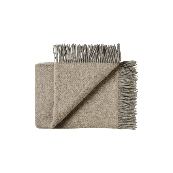Fanø Throw, 00185 pebbles beige, Silkeborg Uldspinderi