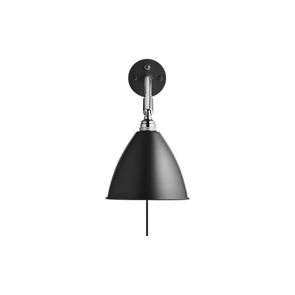 Bestlite BL7 vägglampa, svart/krom Bestlite BL7 vägglampa, svart/krom, GUBI
