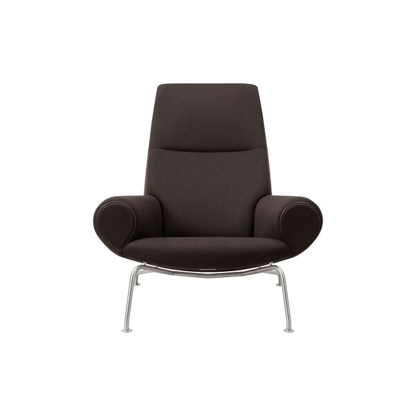 Wegner Queen Chair |  Dark Brown | F&aring;t&ouml;lj + Qttoman, Fredericia Furniture