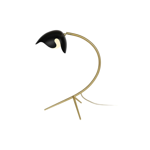 PS38 bordslampa, svart/mässing, ATBO