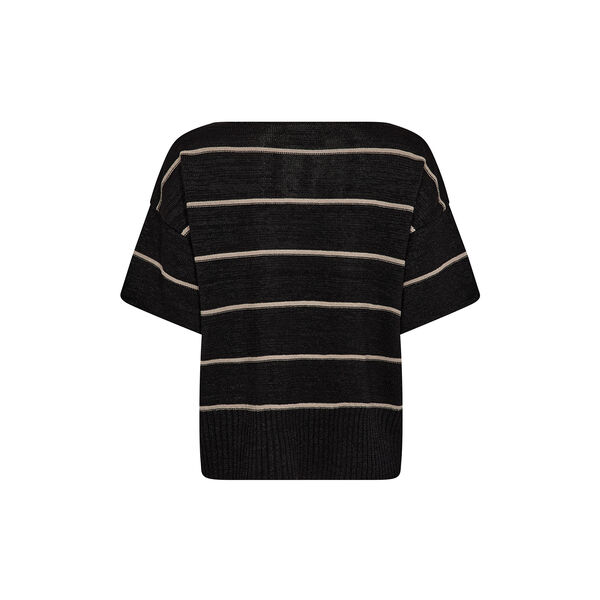 MMArlen Paper SS Knit, black, MOS MOSH