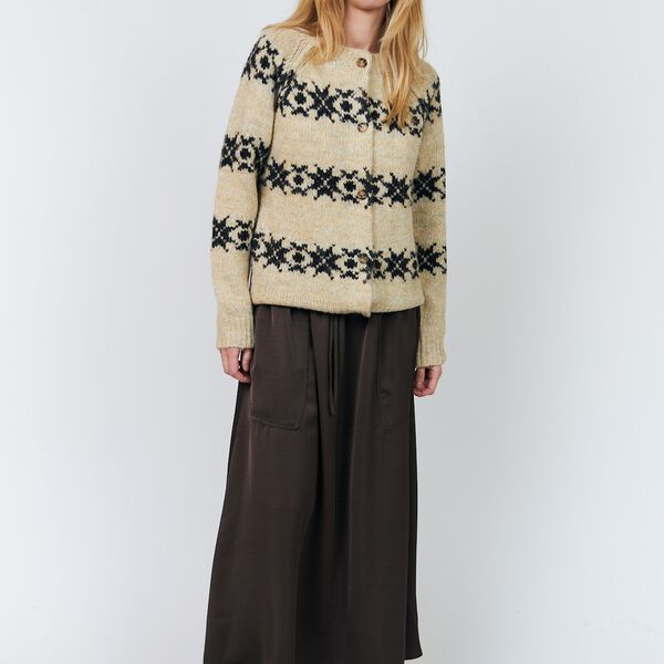 PadovaLL Cardigan Knit LS, creme, Lollys Laundry