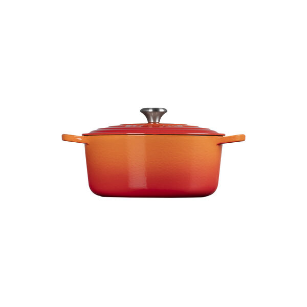 Signature gjutj&auml;rn rund gryta &Oslash; 28 cm, volcanic, Le Creuset