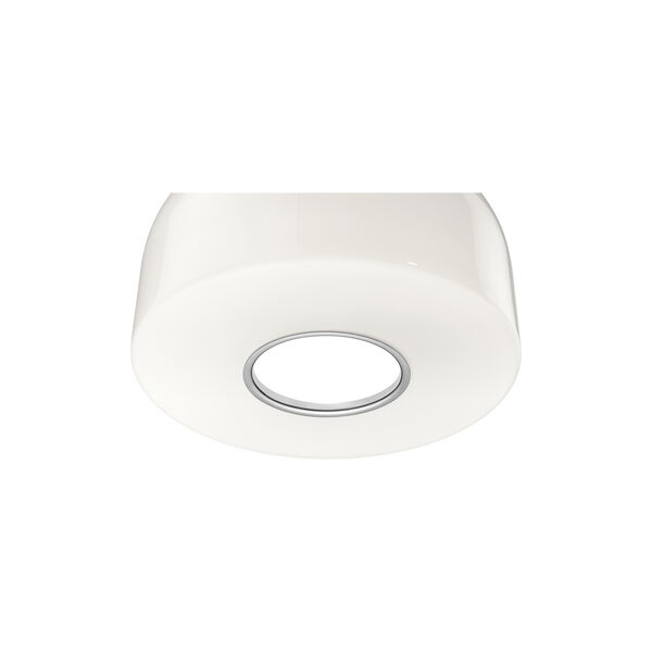 Bellhop Glass S2 Pendant, bright aluminium, Flos