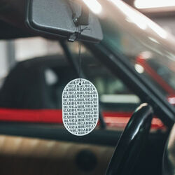 No. 7 Scented Car/Room Tag, Raspberries/Rose, Candly & Co