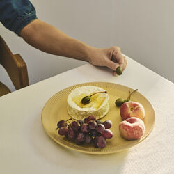 Colorit tallrik &Oslash; 27 cm, yellow, Knabstrup Keramik