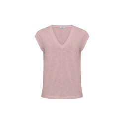 CC Heart Basic V-Neck T-Shirt, old rose, Coster Copenhagen