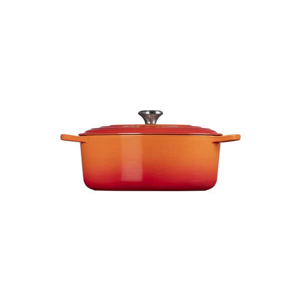 Signature gjutj&auml;rn oval gryta &Oslash; 31 cm, volcanic, Le Creuset