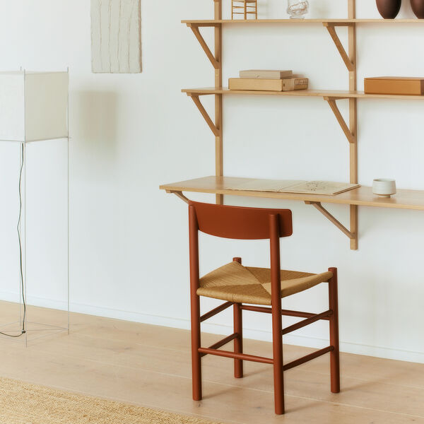 J39 Mogensen Chair, herritage red/natural J39 Mogensen Chair, herritage red/natural, Fredericia Furniture